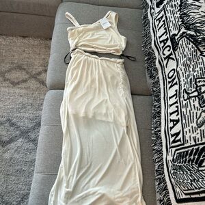 Cream Maxi Dress